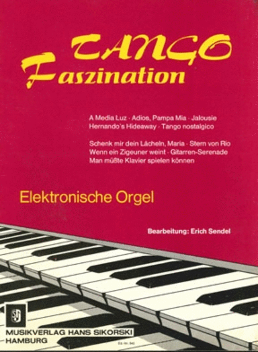 Tango Faszination Fur Elektronische Orgel School and Community scores gallery preview page 1