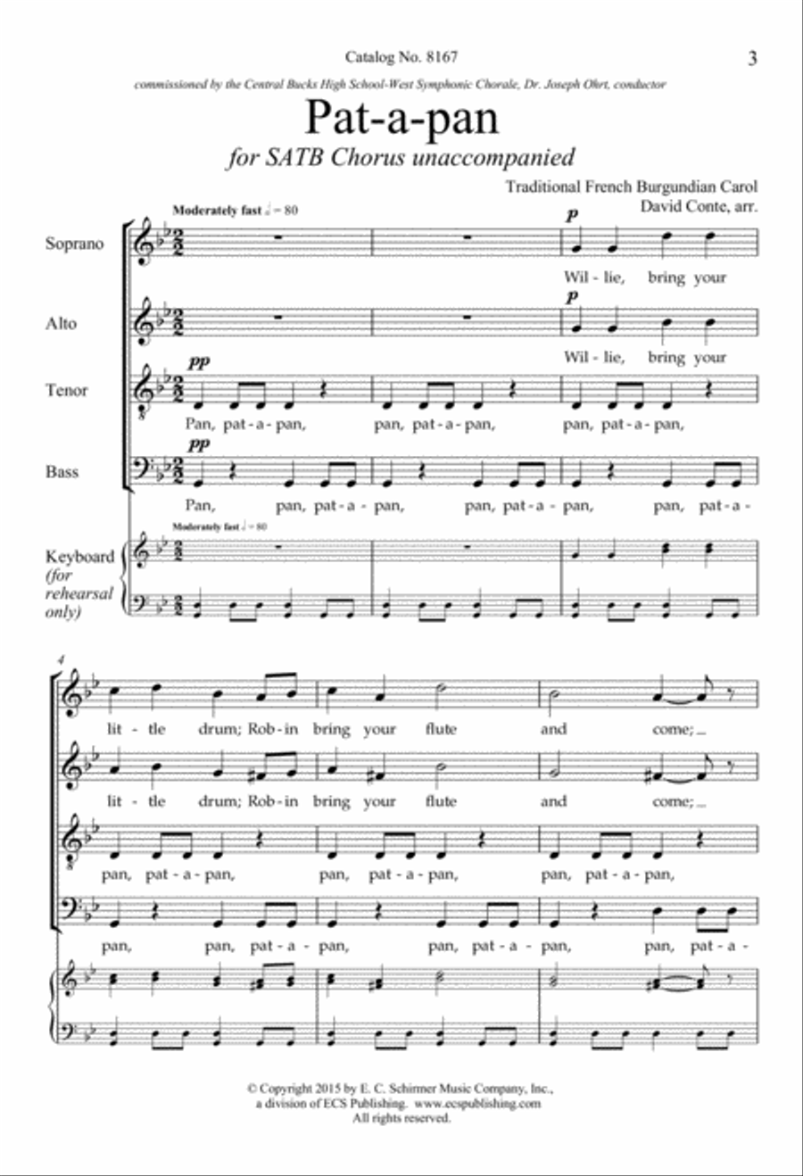 Pat-a-pan 4-Part scores gallery preview page 3
