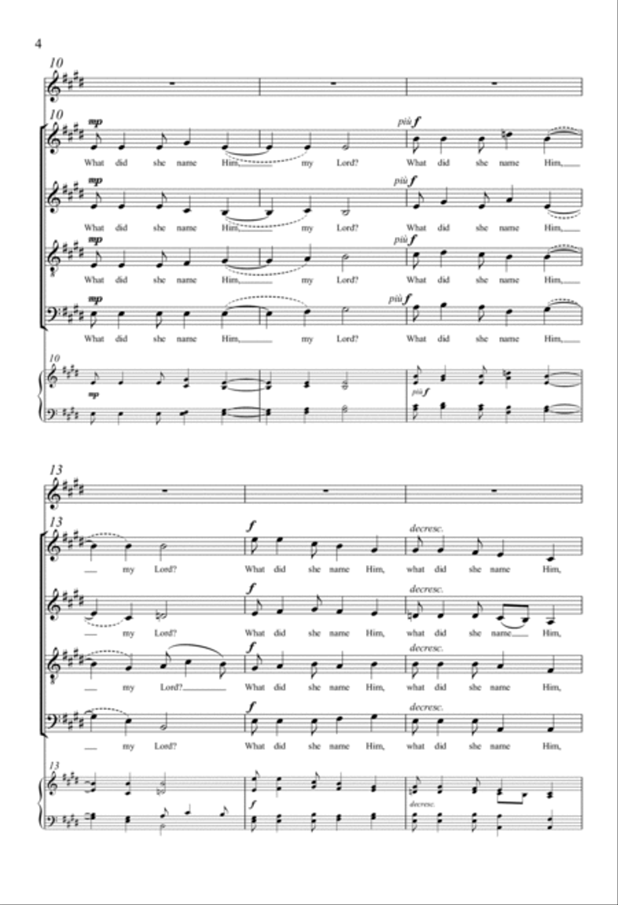 Mary Had A Baby 4-Part scores gallery preview page 2