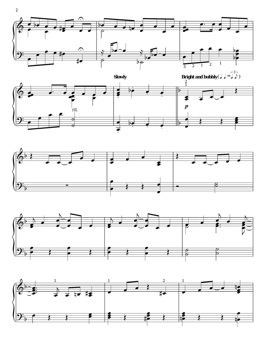 Popular (from Wicked) Popular (from Wicked) Piano Solo scores gallery preview page 2