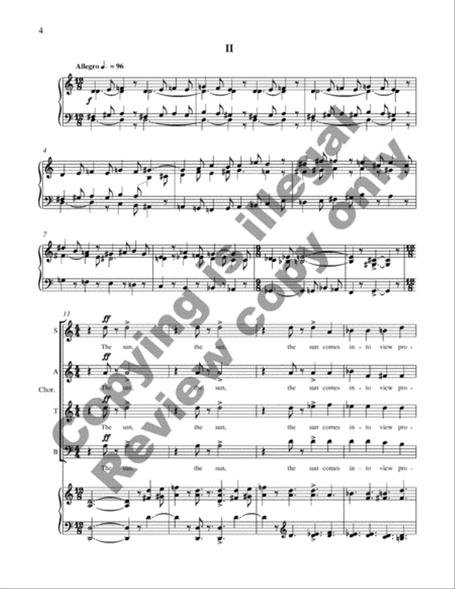 A Spectacle of Glory 4-Part scores gallery preview page 5