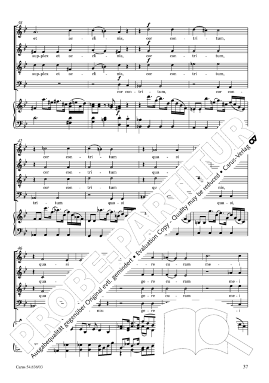 Requiem in B 4-Part scores gallery preview page 42