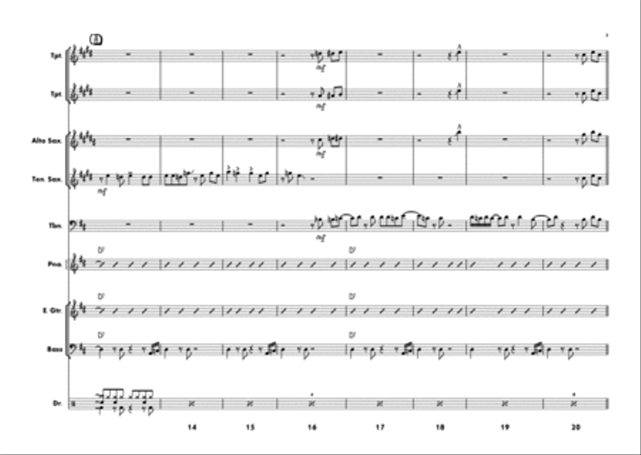 Everybody Say Yeah Small Ensemble scores gallery preview page 3