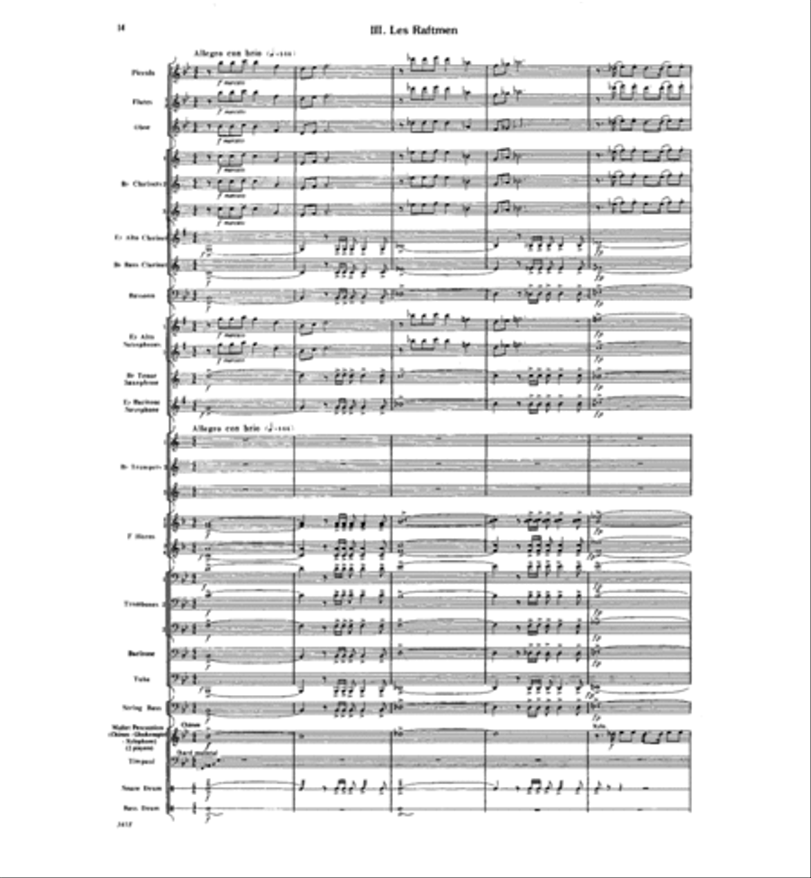 Three Folk Miniatures Concert Band scores gallery preview page 12