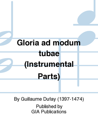Book cover for Gloria ad modum tubae - Instrument edition