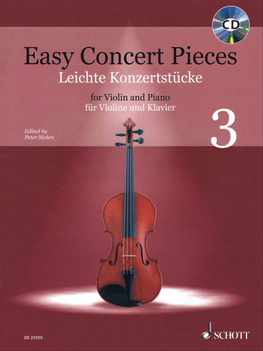 Easy Concert Pieces - Volume 3 Violin Solo scores gallery preview page 1