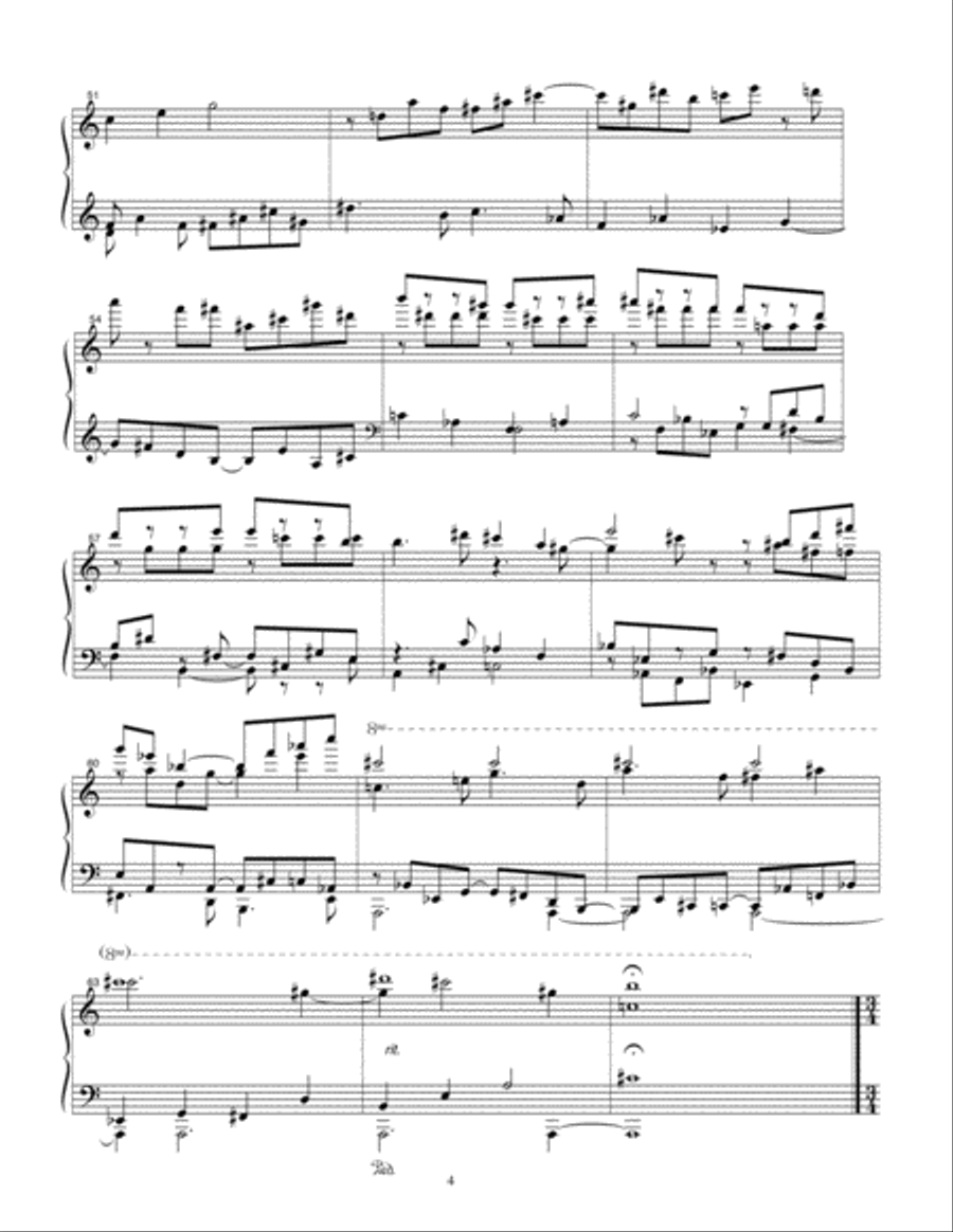 Bachiana Dodecafonica - 6 Preludes and Fugues for Solo Piano Piano Solo scores gallery preview page 5