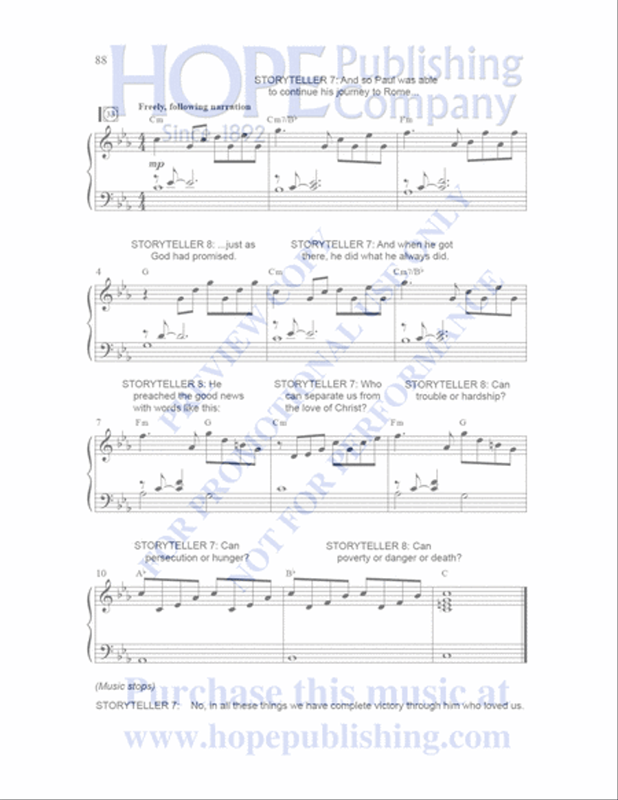 Sailor's Bible Children's Choir scores gallery preview page 89