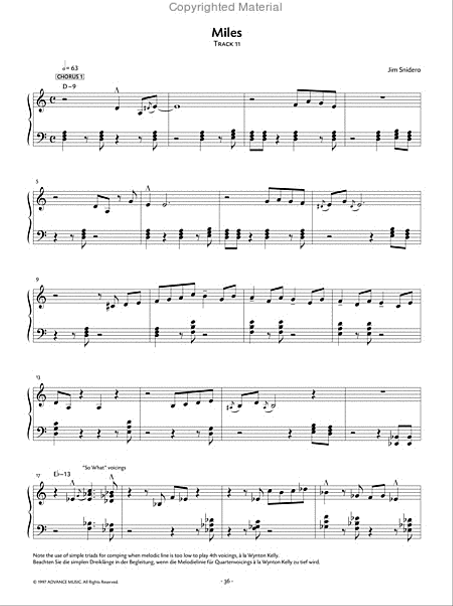 Jazz Conception Piano Piano Method scores gallery preview page 12