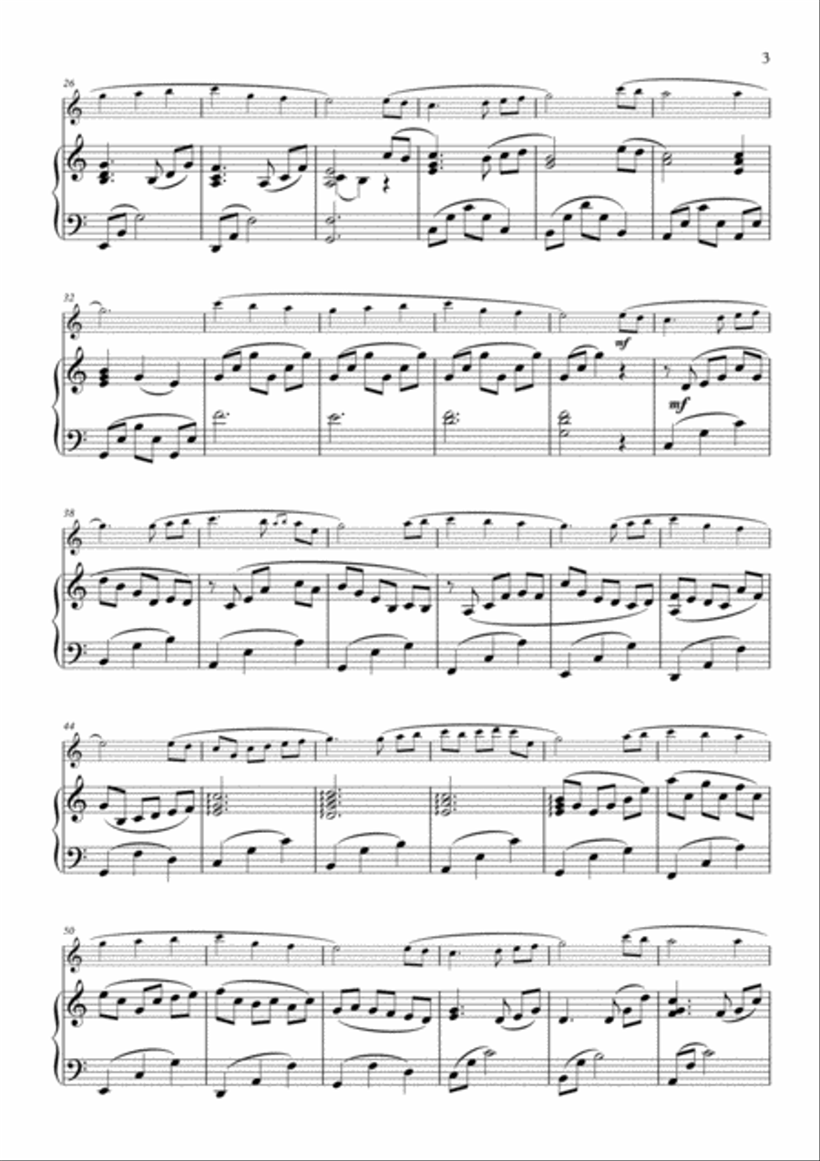 The First Noel - Flute & Piano Flute Solo scores gallery preview page 3