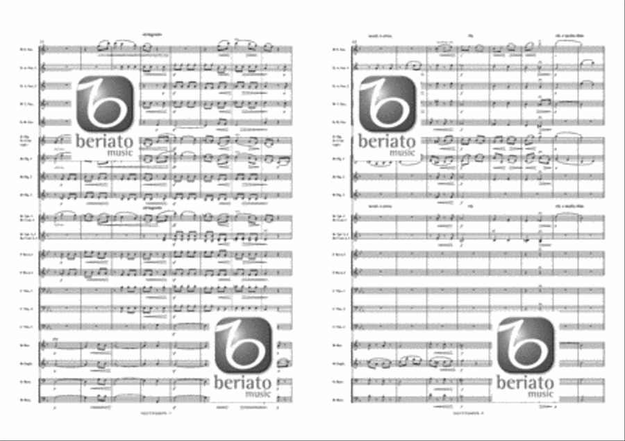 Salut d'Amour Fanfare Band scores gallery preview page 5