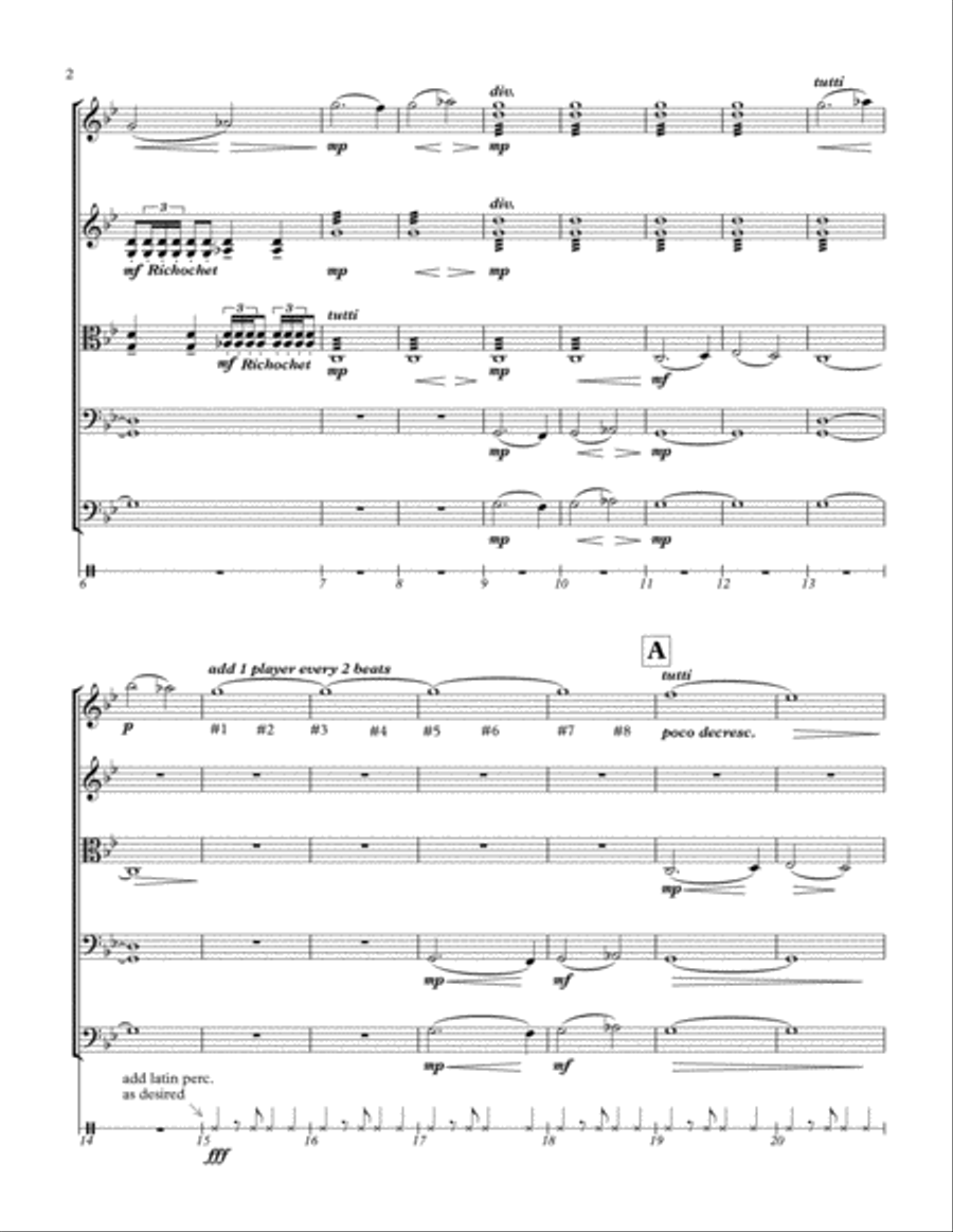 Para la fiesta! Para la fiesta! String Orchestra scores gallery preview page 2