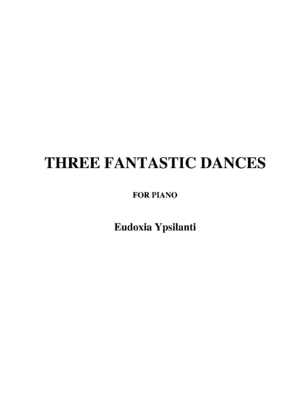 Three fantastic dances image number null