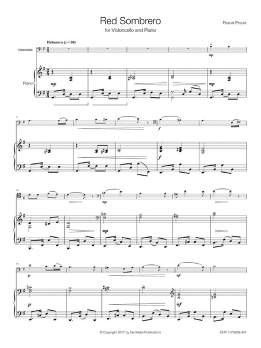 Red Sombrero Red Sombrero Piano Accompaniment scores gallery preview page 2