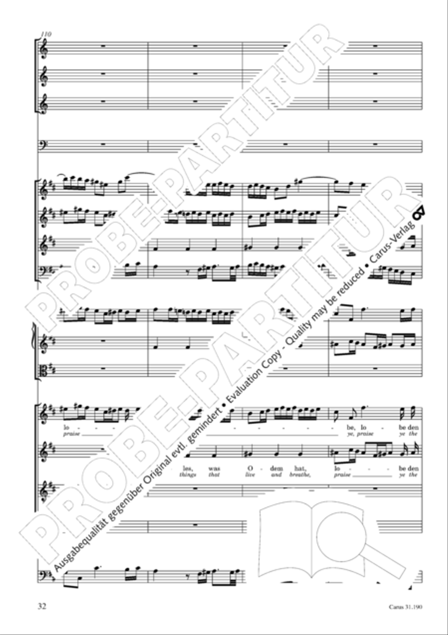 Sing to the Lord a new song (Singet dem Herrn ein neues Lied) ATB scores gallery preview page 33