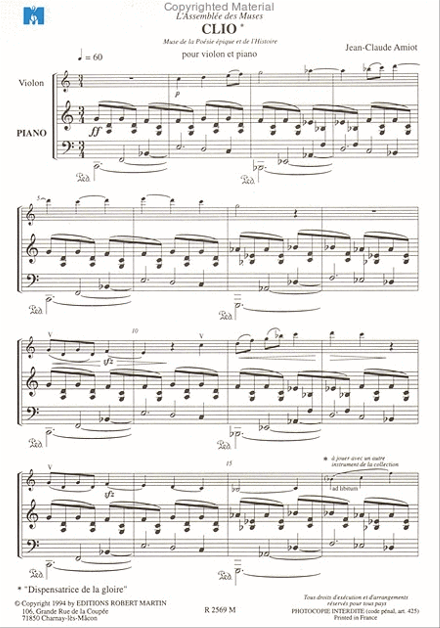 Clio Clio Piano Accompaniment scores gallery preview page 2
