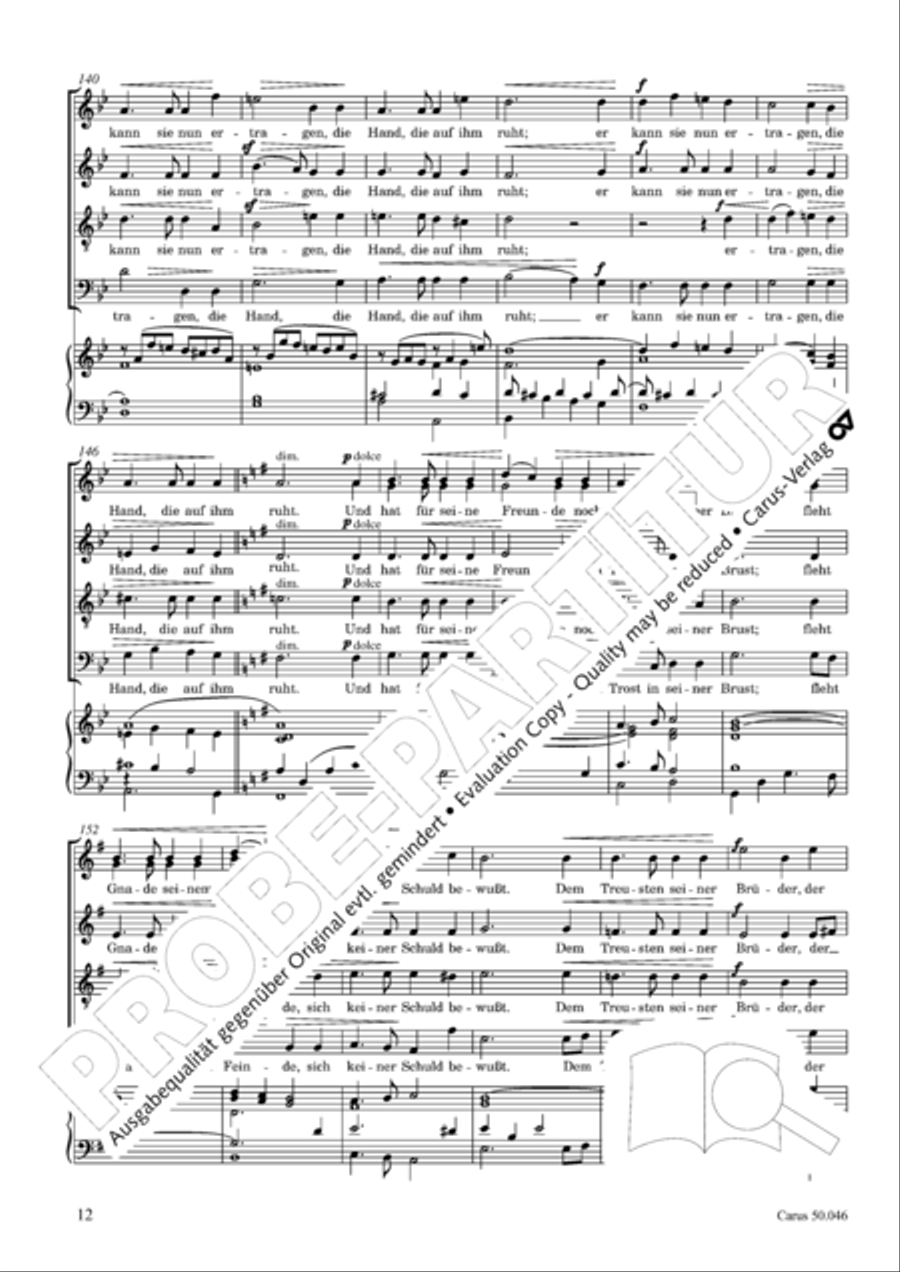 Passionsgesang 4-Part scores gallery preview page 13