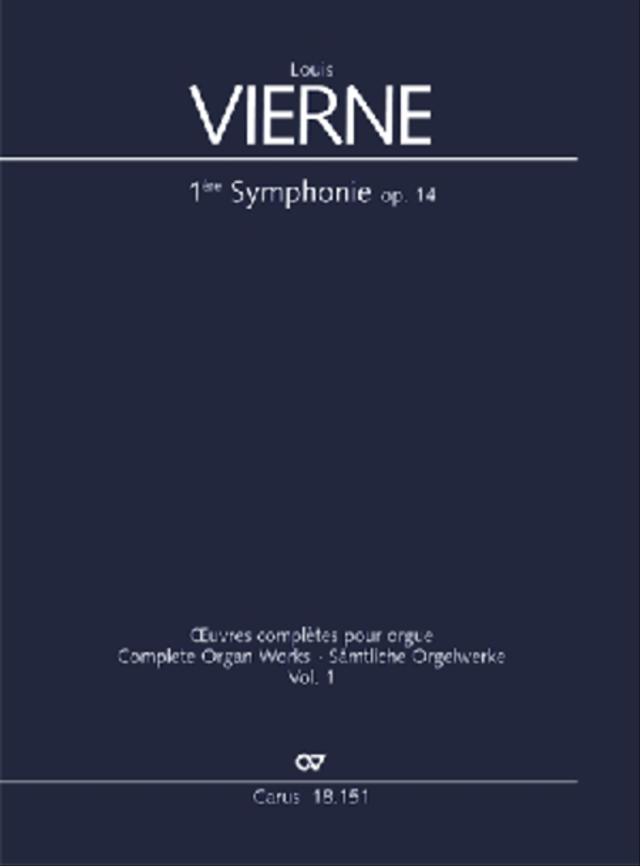 Symphonie Nr. 1 in d Organ scores gallery preview page 1