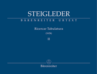 Book cover for Ricercar Tabulatura (1624), Band II