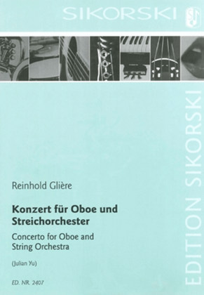 Book cover for Concerto for Oboe and String Orchestra