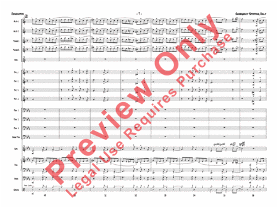 Emergency Stopping Only Jazz Ensemble scores gallery preview page 10