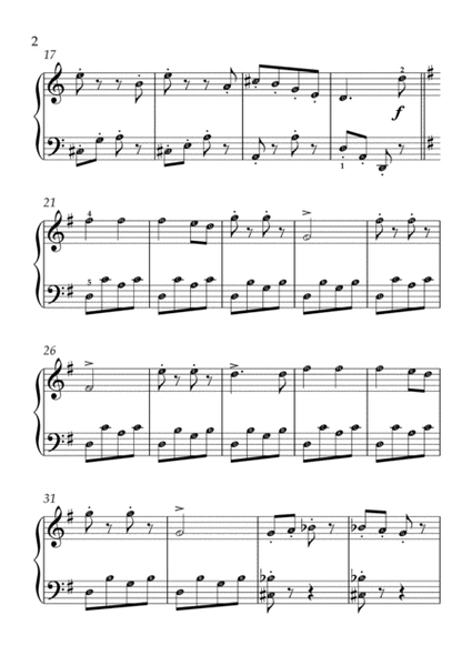 Strauss - Tritsch-Tratsch Polka(With Note name)