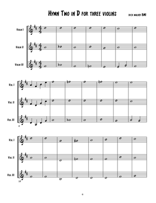 Hymn for Three Violins