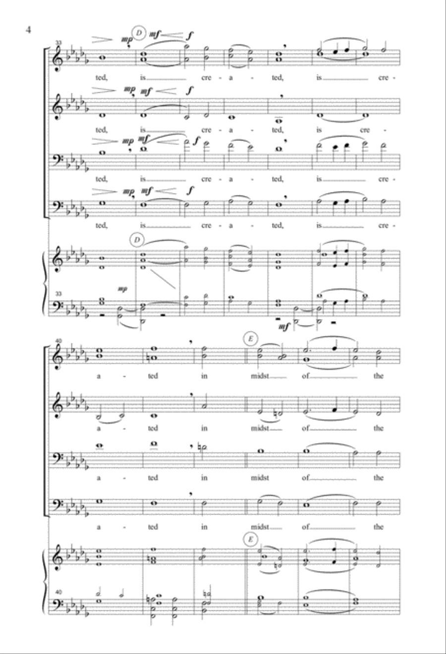 Salvation is Created Salvation is Created SSAATTBB scores gallery preview page 3