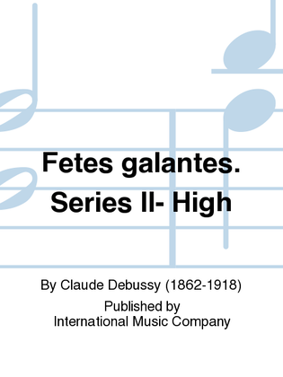 Book cover for Fetes Galantes. Series Ii (F. & E.) - High