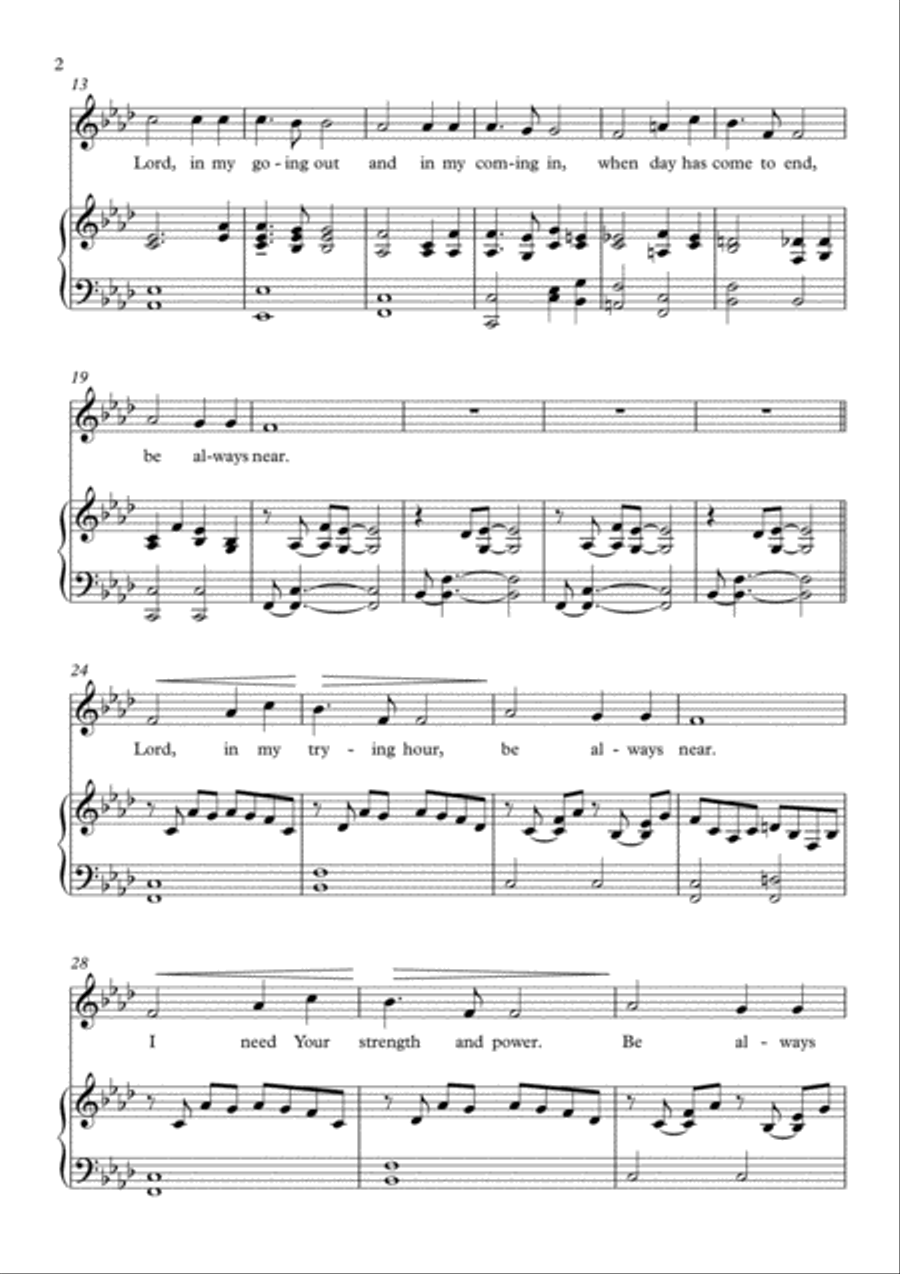 Be Always Near Voice scores gallery preview page 4