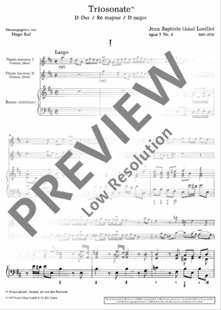 Triosonata Flute scores gallery preview page 3