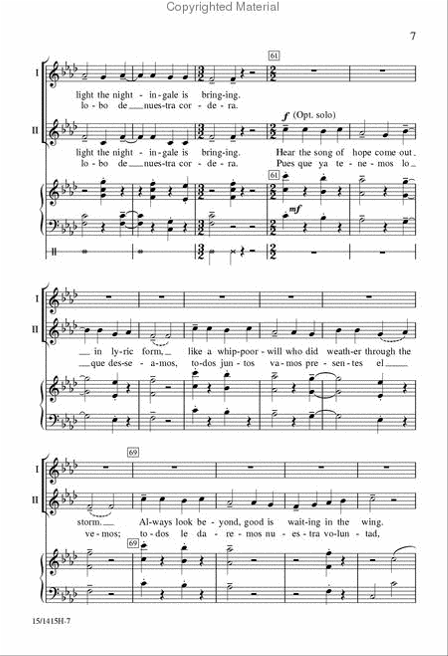 Ríu, Ríu, Chíu 2-Part scores gallery preview page 7