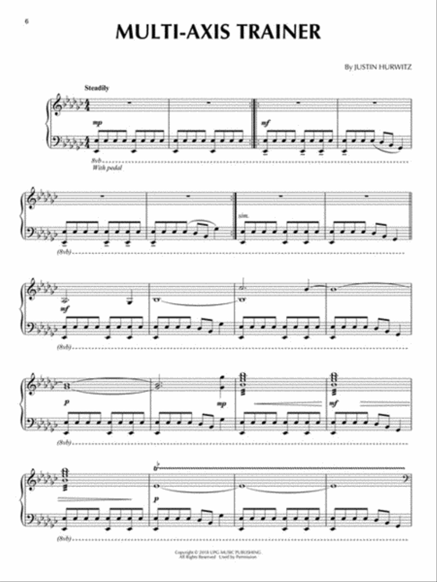First Man Piano Solo scores gallery preview page 4