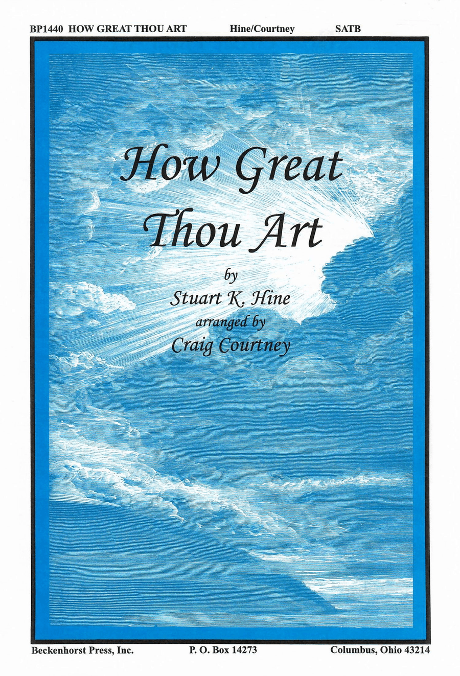 How Great Thou Art - Hine/Courtney 4-Part scores gallery preview page 1