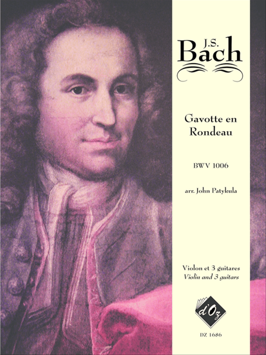 Gavotte en Rondeau Guitar Ensemble scores gallery preview page 1