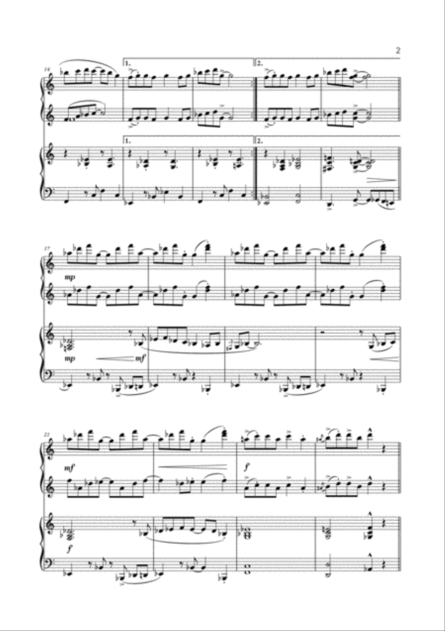 In the Pocket In the Pocket Piano Duet scores gallery preview page 3