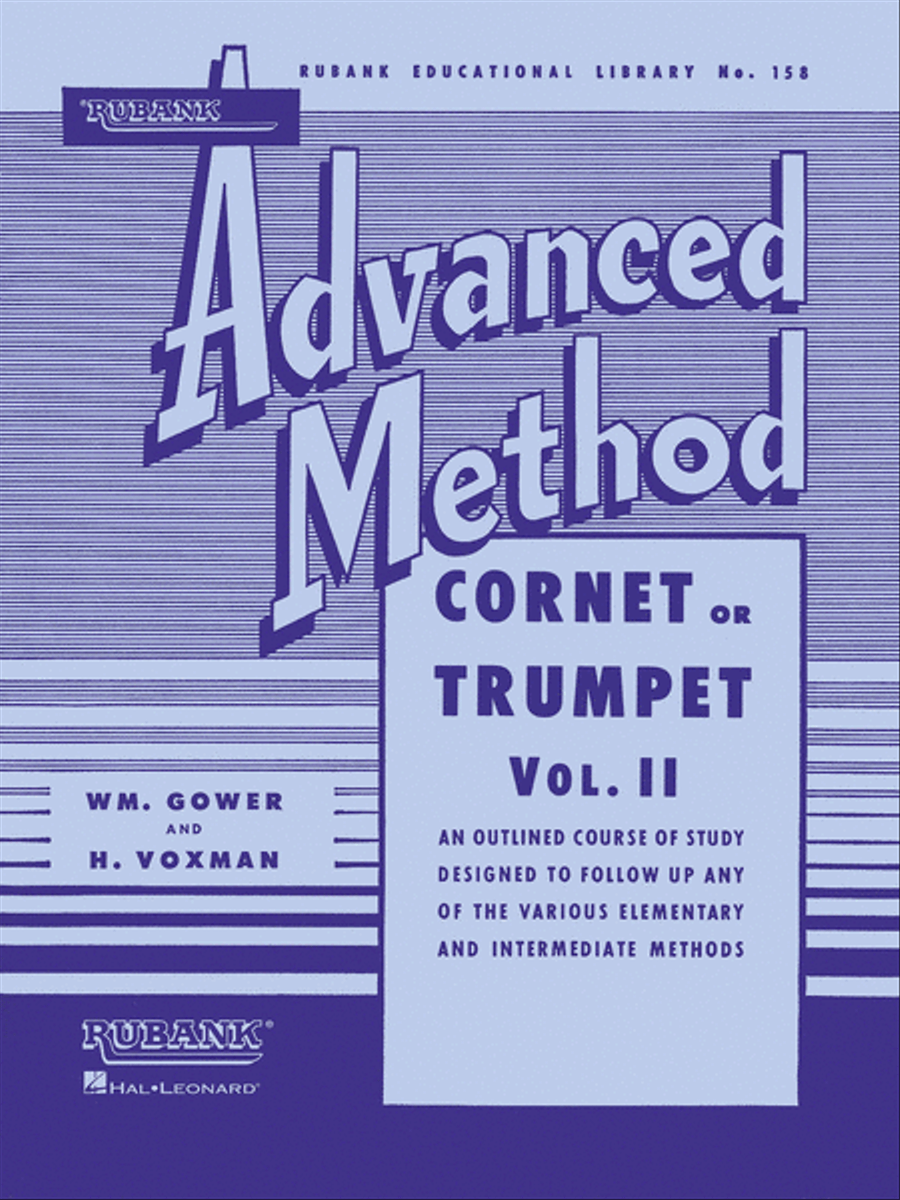 Rubank Advanced Method – Cornet or Trumpet, Vol. 2