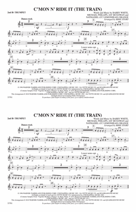 C'mon n' Ride It (The Train): 2nd B-flat Trumpet