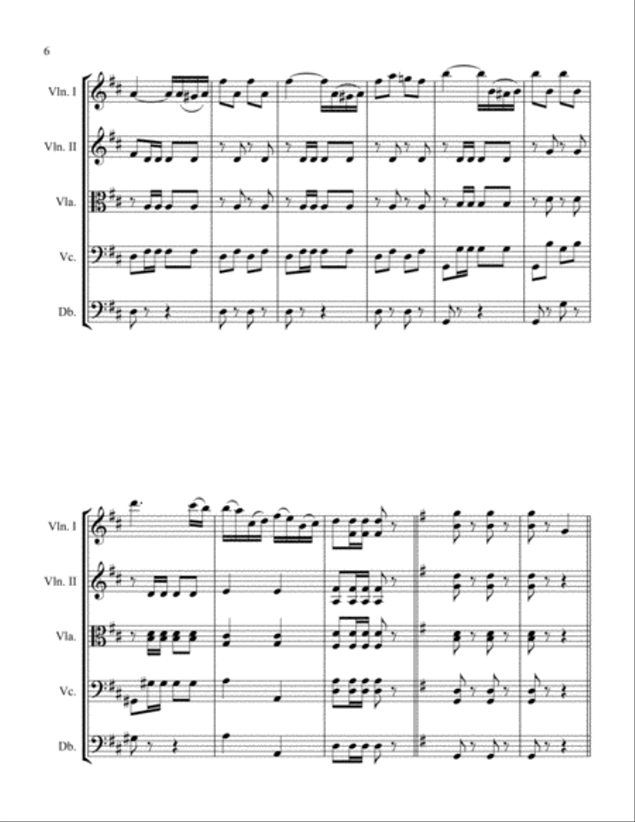 Sheridan Guards Quickstep String Orchestra scores gallery preview page 6