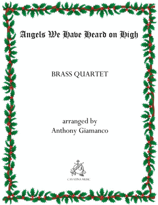 Book cover for Angels We Have Heard on High (Brass Quintet)