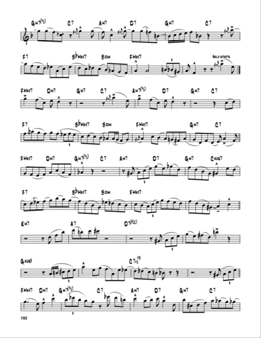 Wail Tenor Saxophone scores gallery preview page 2