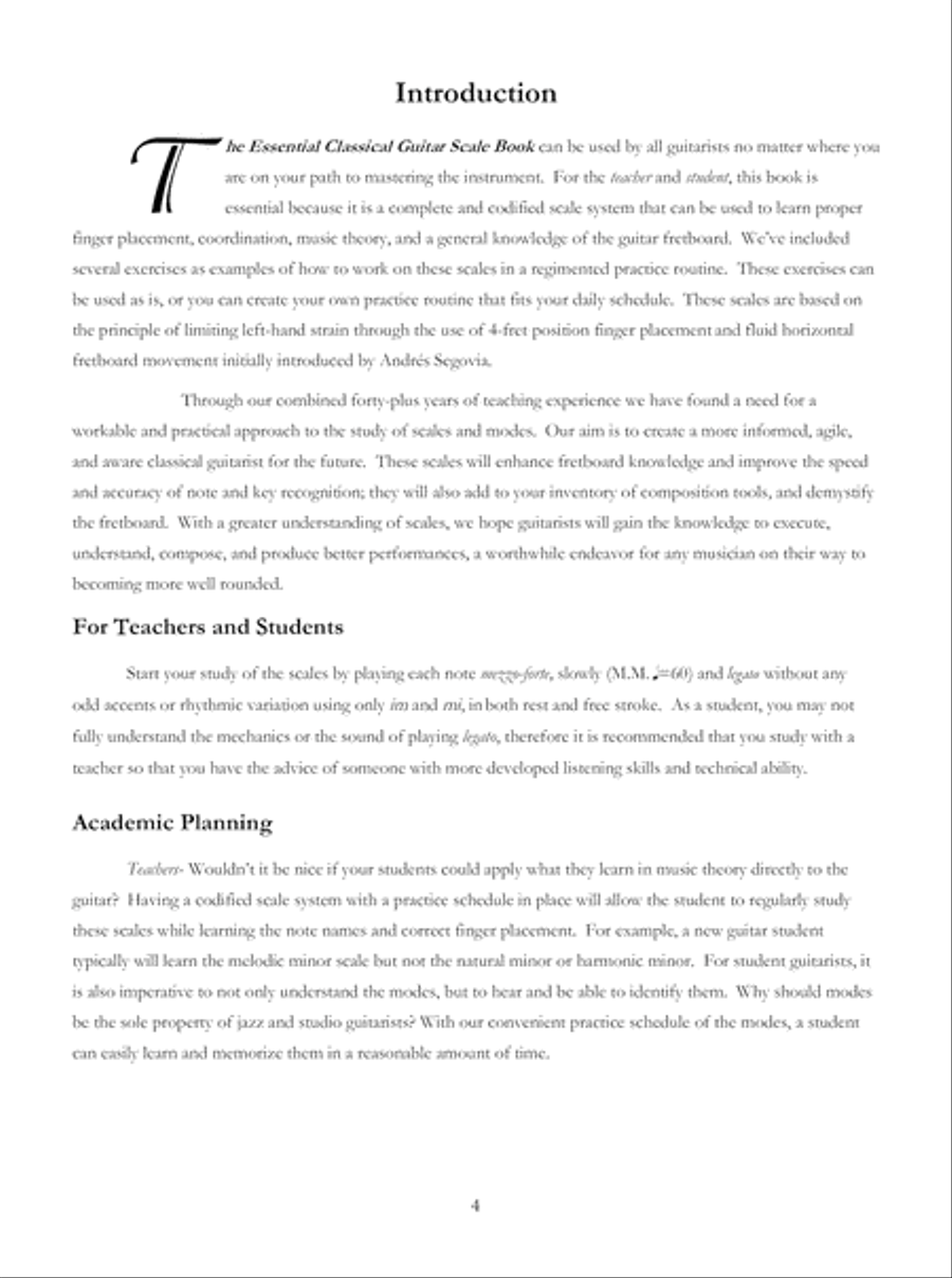 The Essential Classical Guitar Scale Book Acoustic Guitar scores gallery preview page 5
