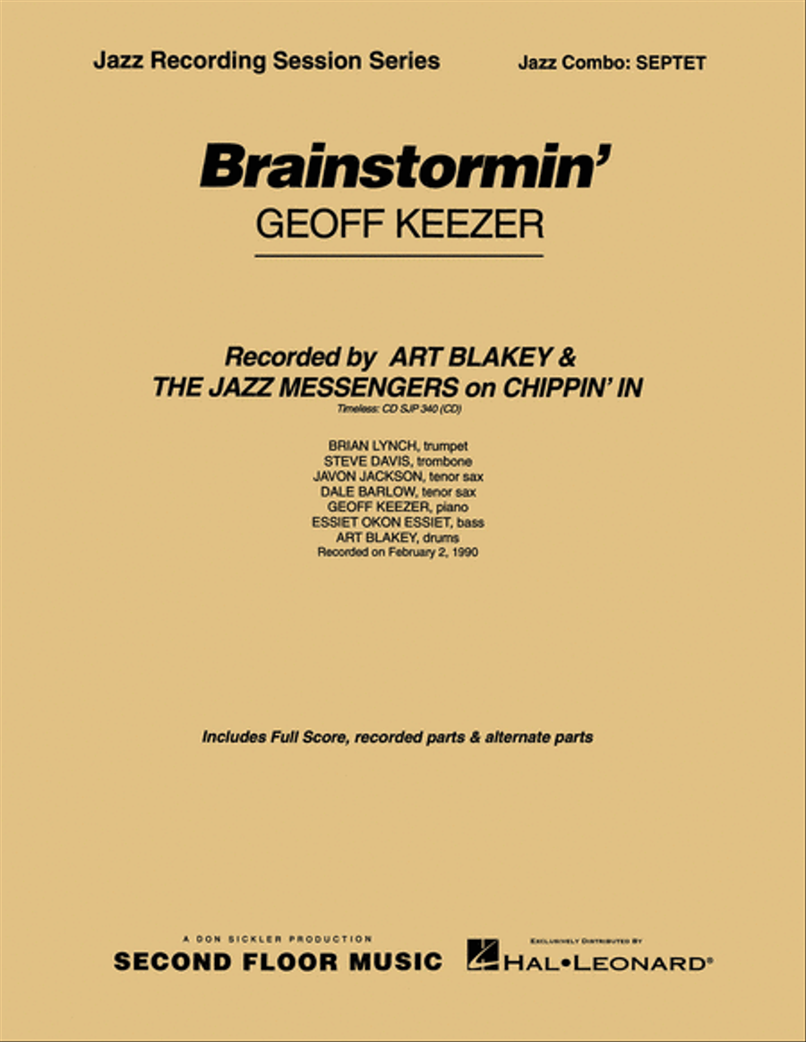 Brainstormin' Jazz Ensemble scores gallery preview page 1