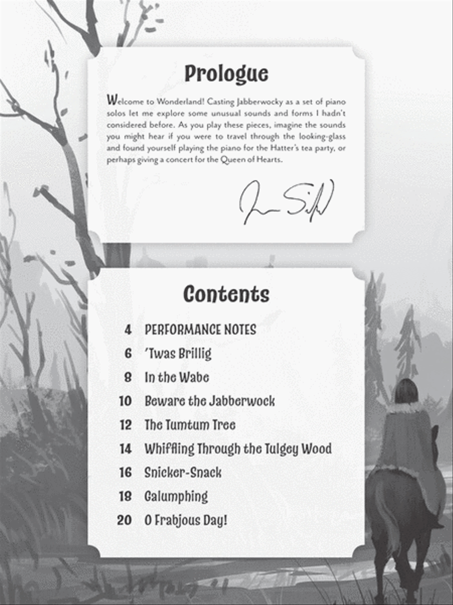 Beware the Jabberwock Piano scores gallery preview page 2