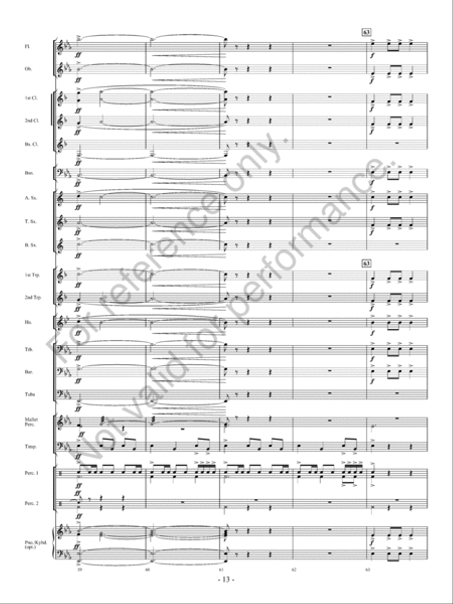 Captain Courageous Concert Band scores gallery preview page 14