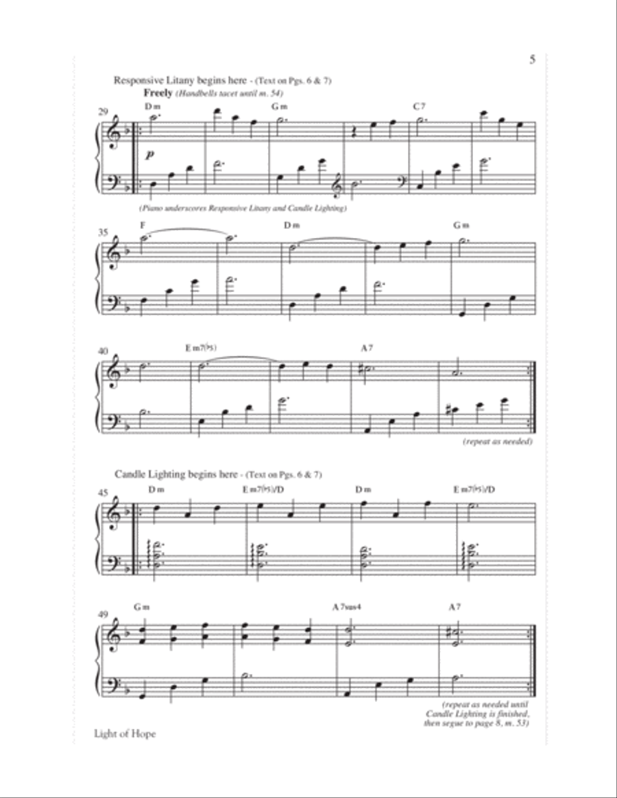Light of Hope 3-Part scores gallery preview page 6