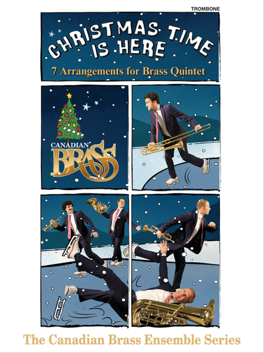 Christmas Time Is Here Brass Quintet scores gallery preview page 1
