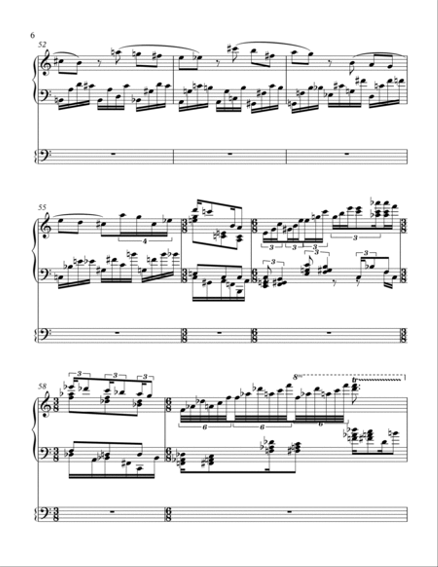 Impersonata: First Movement Piano Solo scores gallery preview page 6