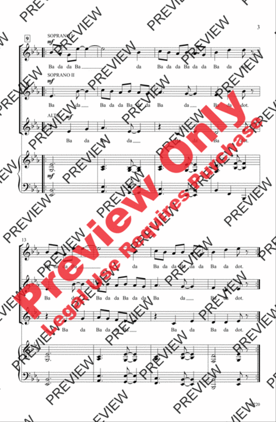 Vox Vox Women's Choir scores gallery preview page 3