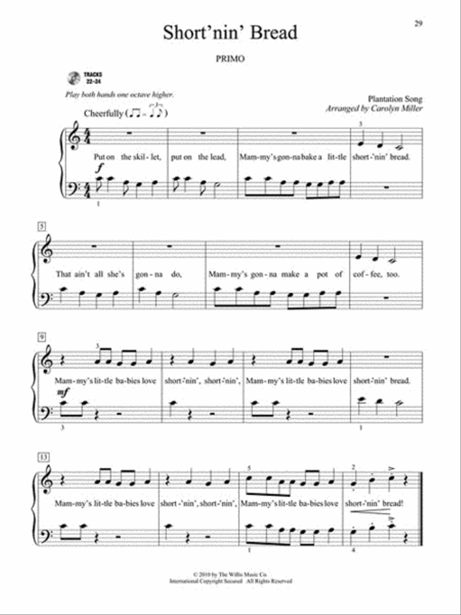 Teaching Little Fingers to Play More Easy Duets Piano Method scores gallery preview page 9